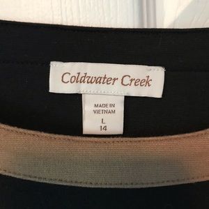 Coldwater Creek Tops - Coldwater Creek black cotton spandex tunic Coldwater Creek Tops - Coldwater Creek black cotton spandex tunic